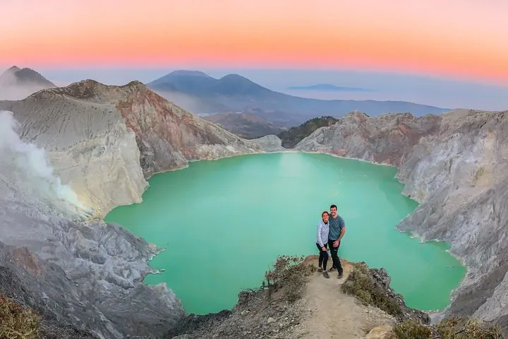 Volcanic landscape of Bromo and Ijen